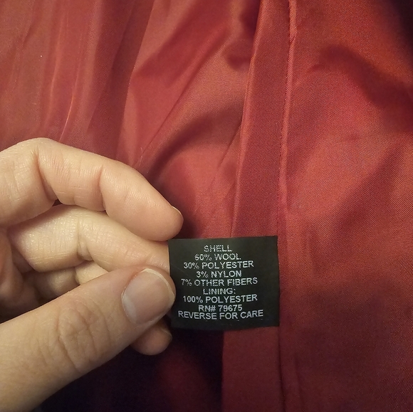 Red Peacoat- Michael Kors - Picture 10 of 16